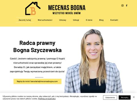 Mecenasbogna.com - radca prawny Szyczewska